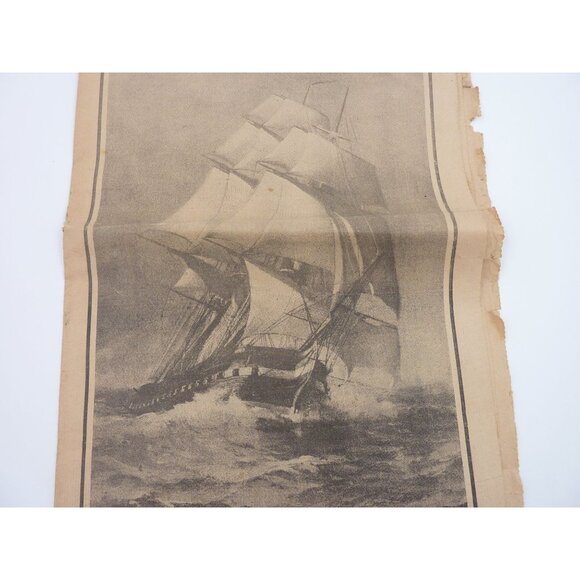 The Oakland post Enquirer Welcome Old ironsides April 1933 souvenir ed very rare - Picture 2 of 15